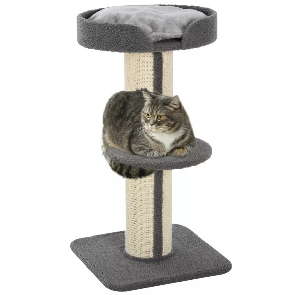 PawHut - Kratzbaum, One Size, Grau