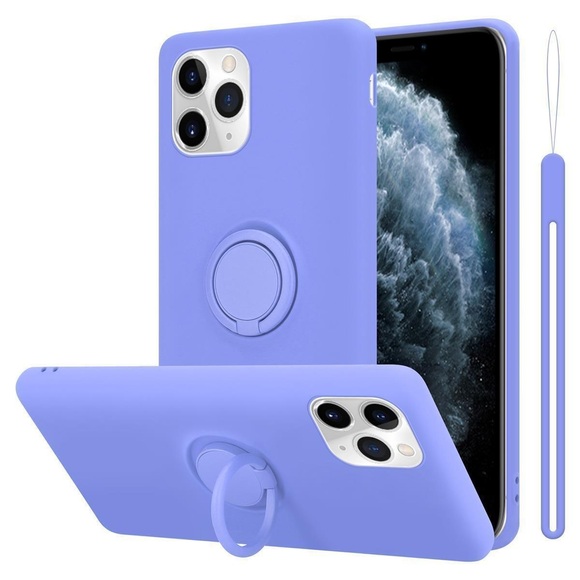 Hülle für Apple iPhone 11 PRO MAX TPU Silikon mit Ring Liquid