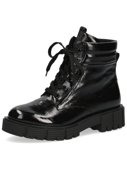 Caprice Schnürboots, in glänzender Lack-Optik