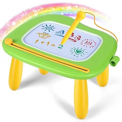 Kinderspielzeug Ab 1 Jahr, Magnetische Maltafel Magic Board Bunte Zeichentafel Magnetische Tafel Unisex Multicolor