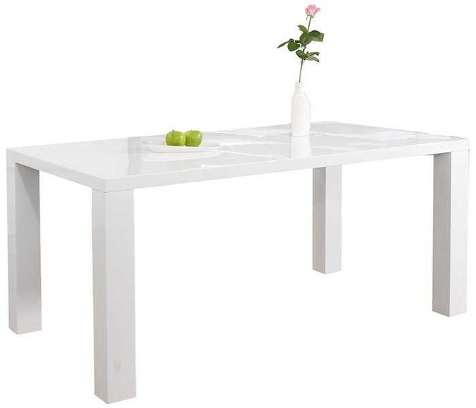 Esstisch 160x90x76cm weiss
