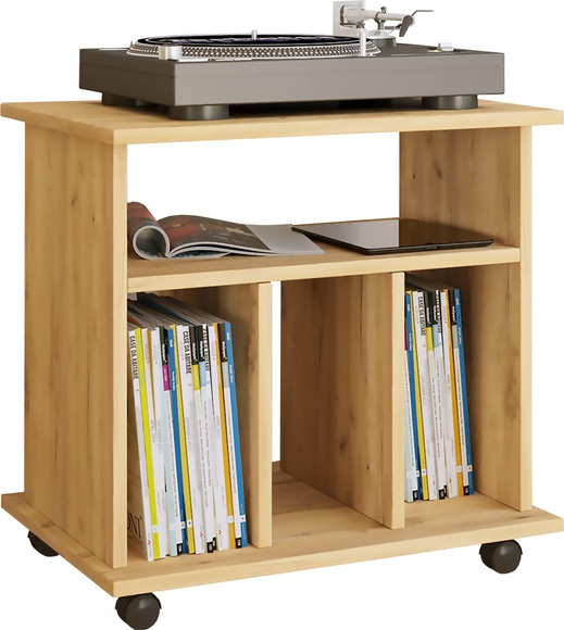 Holz Schallplatten LP Regal Schrank Mediaregal Aufbewahrung rollbar Rollen Retal Holz Schallplatten LP Regal Schrank Mediaregal Aufbewahrung rollbar Rollen Retal