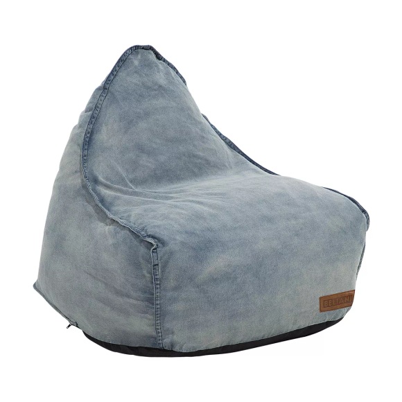 Beliani Sitzsack Jeans DROP