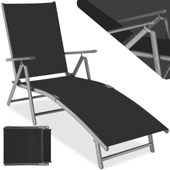 Gartenliege Marisol aus Aluminium, 7-stufig Gartenliege Marisol aus Aluminium, 7-stufig