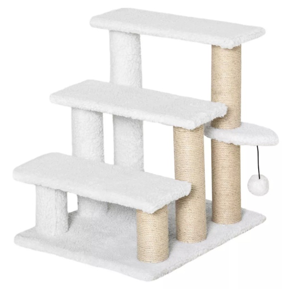 PawHut - Kratzbaum, One Size, Weiss