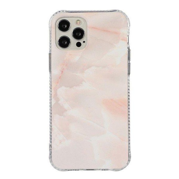 iPhone 13 Pro - Softes Silikon Gummi Case white Marble