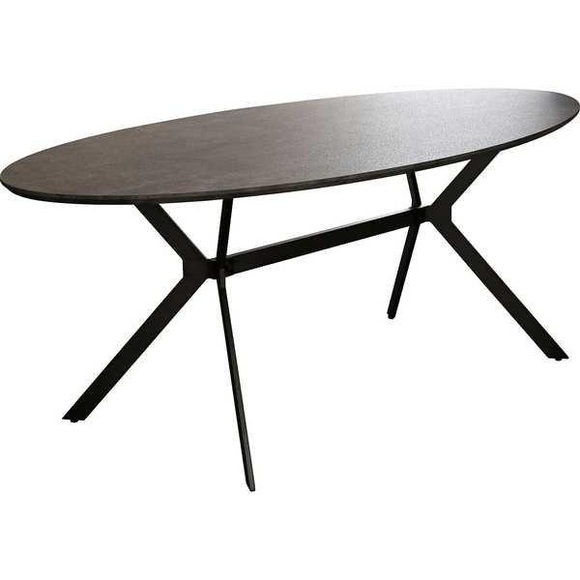 Esstisch Oval 3D Beton Dekor 200 Esstisch Oval 3D Beton Dekor 200