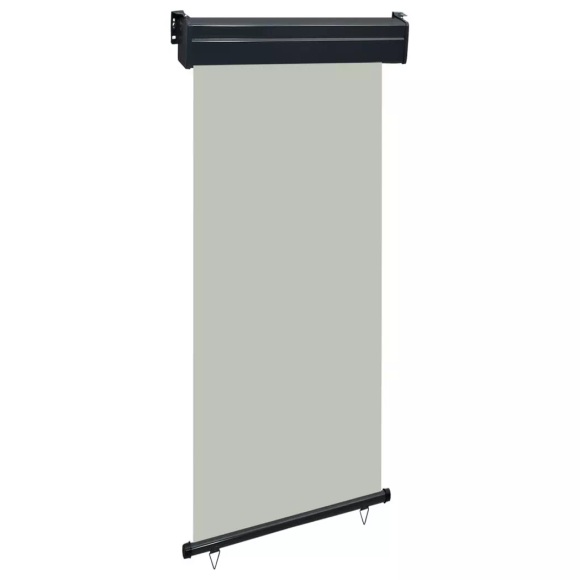vidaXL Balkon-Seitenmarkise 100 × 250 cm Grau