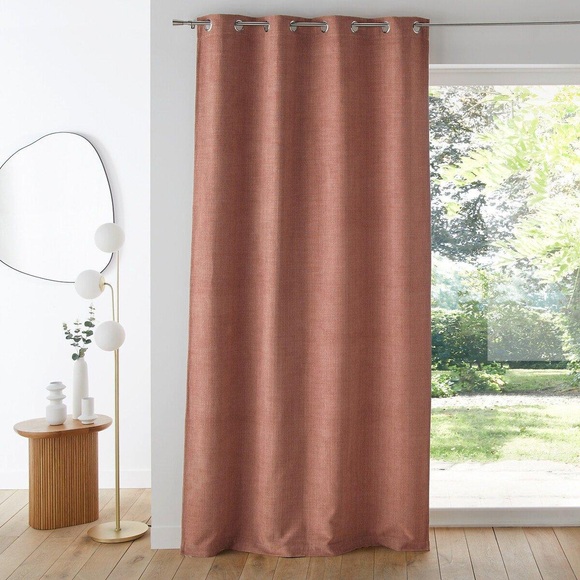 Vorhang Figuera Mit Ösen Unisex Rosa 140x350CM