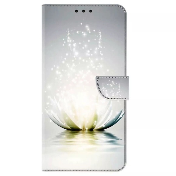 iPhone 15 Pro - 3D-Effekt Hülle Etui Lotusblüte