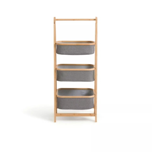 SO'HOME - Regal Basky mit 3 Körben, One Size, Beige