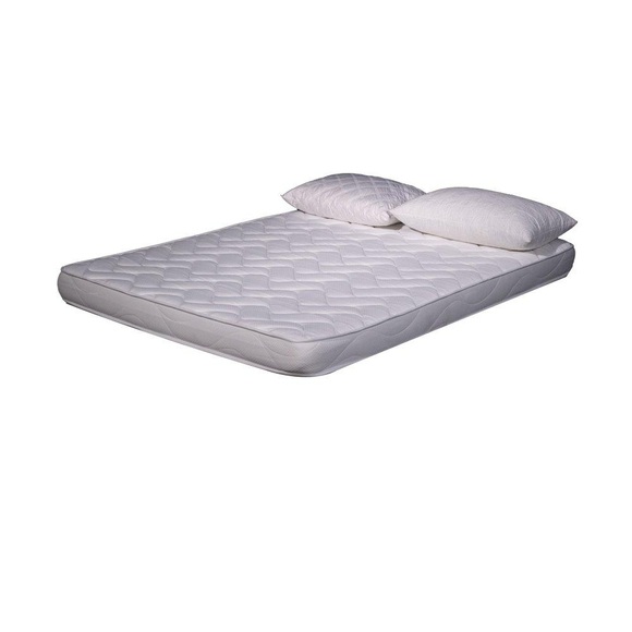 Matratze eco | 140x190cm mit 2 kissen aus memory-flocken 50x70cm | schaum 25kgm³ | 14 cm Matratze eco | 140x190cm mit 2 kissen aus memory-flocken 50x70cm | schaum 25kgm³ | 14 cm
