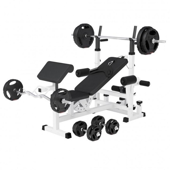 Kraftstation Universal Kunststoff-grip 100 Kg Unisex Weiss ONE SIZE