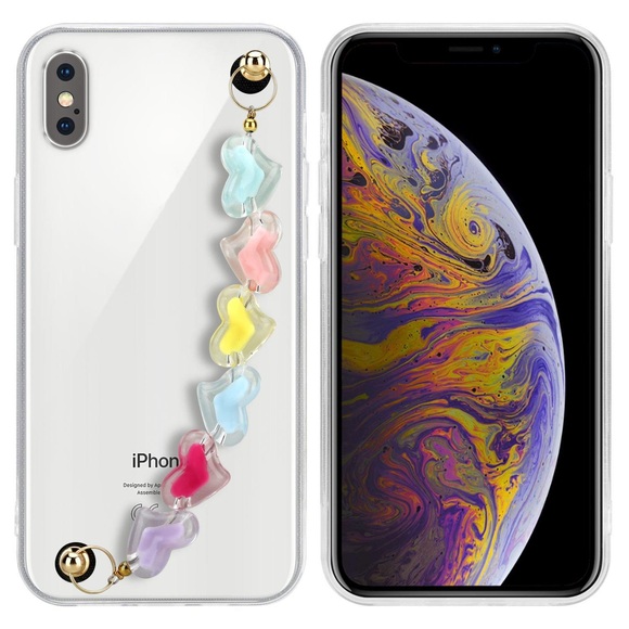 Hülle für Apple iPhone XS MAX mit Handgelenk Kette