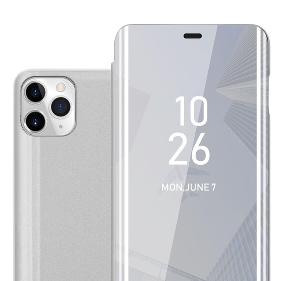 Hülle für Apple iPhone 11 PRO MAX Spiegel Standfunktion 360 Grad Schutz