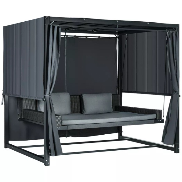 Outsunny - Hollywoodschaukel, One Size
