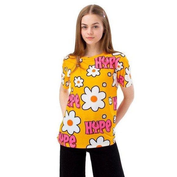 Wavey Tshirt Mädchen Gelb 170
