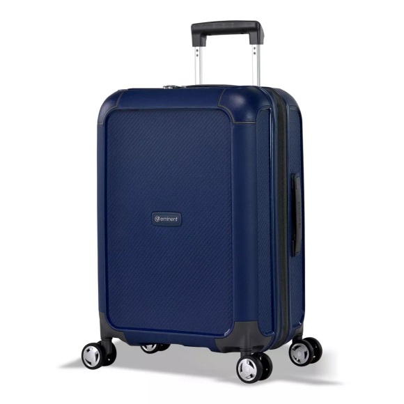 Eminent - Aegis Expandable Handgepäck Koffer 4 Rollen Blau, 55 CM, Blau