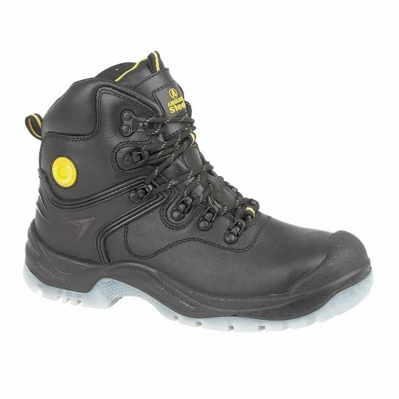 Steel Sicherheitsstiefel Unisex Schwarz 46