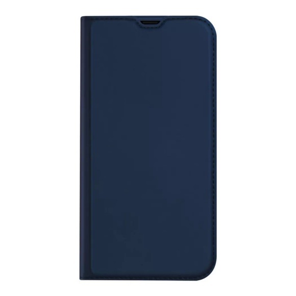 Dux Ducis - iPhone 13 Pro Max Flip Wallet Cover Leder Tasche - Dunkelblau