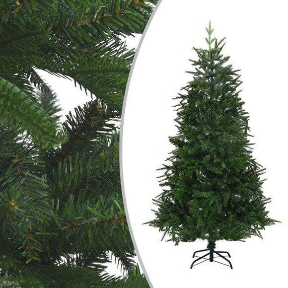 vidaXL Künstlicher Weihnachtsbaum Grün 150 cm PVC PE