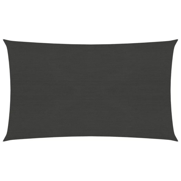 vidaXL Sonnensegel 160 g/m² Anthrazit 3,5x5 m HDPE