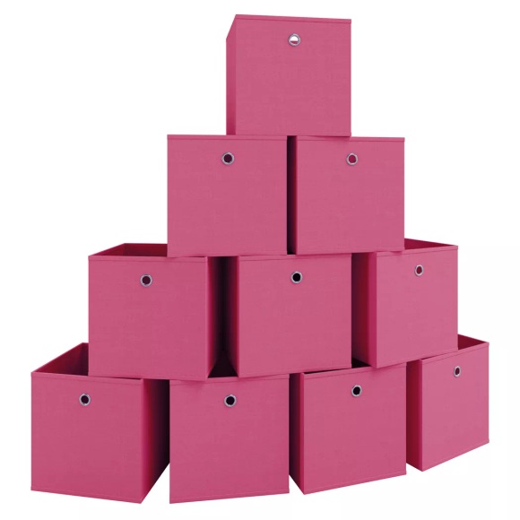 10er Set Faltbox Klappbox Stoff Kiste Faltschachtel Regalbox Aufbewahrung Boxas 10er Set Faltbox Klappbox Stoff Kiste Faltschachtel Regalbox Aufbewahrung Boxas