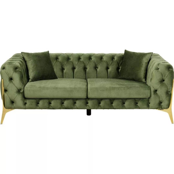 Sofa Bellissima 2-Sitzer Velvet grün 200