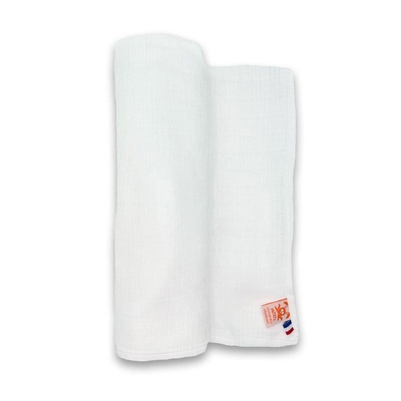 Maxi-windeln Aus Bio-baumwolle Weiß Unisex Weiss 90cm
