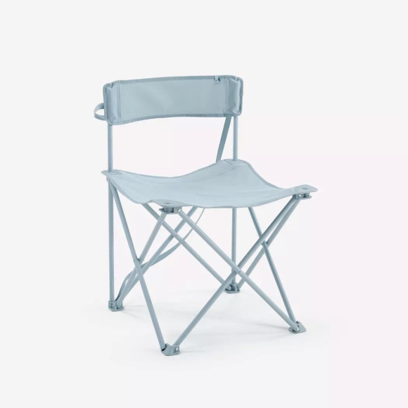 QUECHUA - Klappstuhl CAMPING FOLDING CHAIR, One Size, Gletscherblau