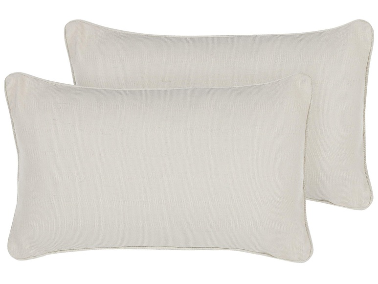 Kissen 2er Set aus Polyester Modern HELIOTROPE Kissen 2er Set aus Polyester Modern HELIOTROPE