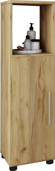 MID.YOU Midischrank 31/93/32 cm , Flandu , Eichefarben, Honig , Holzwerkstoff , 31x93x32 cm , melaminharzbeschichtet,Nachbildung , 000657014214