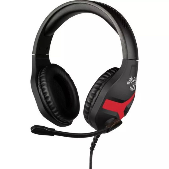 KONIX Nemesis - Gaming Headset (Schwarz/Rot)