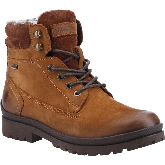 Springerstiefel Annay, Leder Damen Camel 41