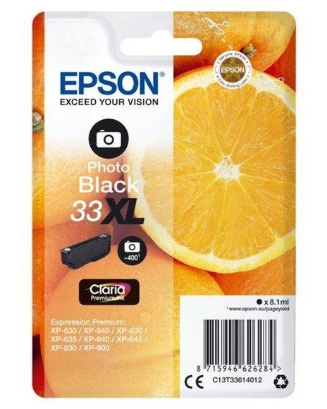 Tintenpatrone XL photo schwarz T336140 XP-530/630/830 400 Seiten
