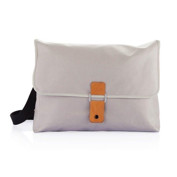 XD Designs Pure - Cotton Messenger Bag in Grey