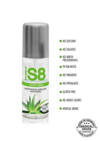 S8 Gleitgel Aloe Vera 125ml Unisex 125ml