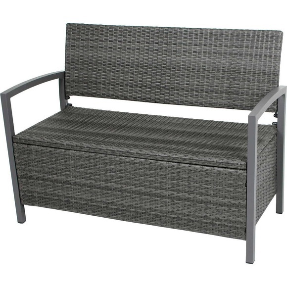 Gartenbank Ferrara Dunkelgrau 117 Unisex Grau ONE SIZE