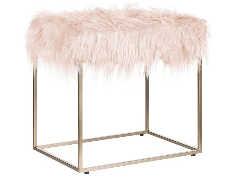 Hocker aus Polyester Glamourös MANHATTAN Hocker aus Polyester Glamourös MANHATTAN