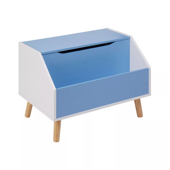 Aufbewahrungsbox Aus Mdf-platte Modern Casper Unisex Blau Bunt ONE SIZE