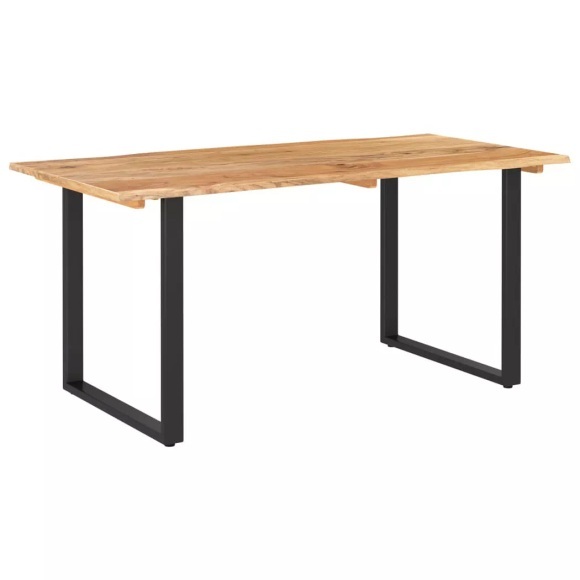 Esstisch 160x80x76 cm Massivholz Akazie