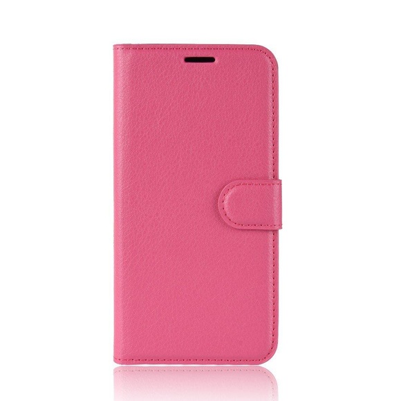 iPhone XS Max - Leder Tasche Etui Hülle Karten Fächer