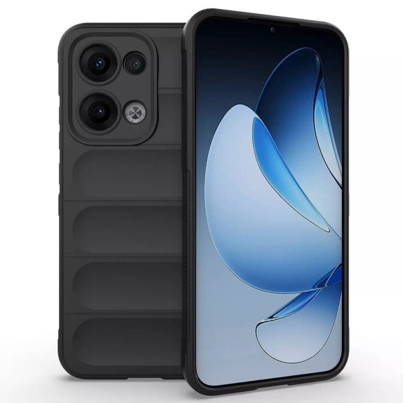 Cover-Discount - OPPO Reno13 Rugged Protective Hülle, Schwarz