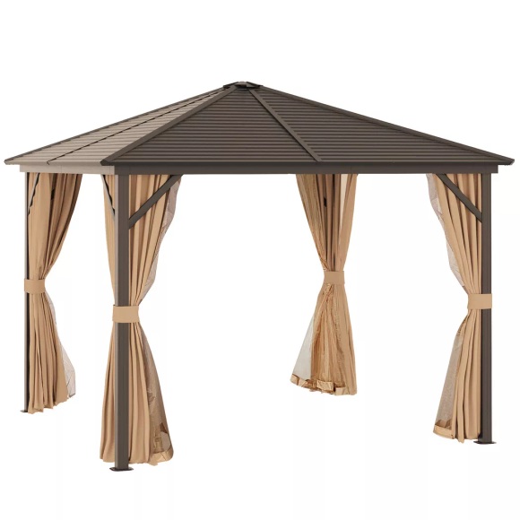 Outsunny - Pavillon, One Size