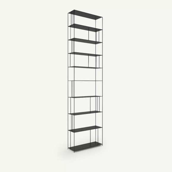 AM.PM - Bücherregal Parallel XXL, One Size, Schwarz