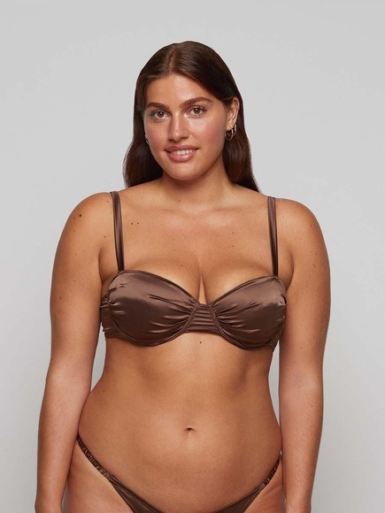 Calipso Bügel-bh Aus Satin Damen Braun XL