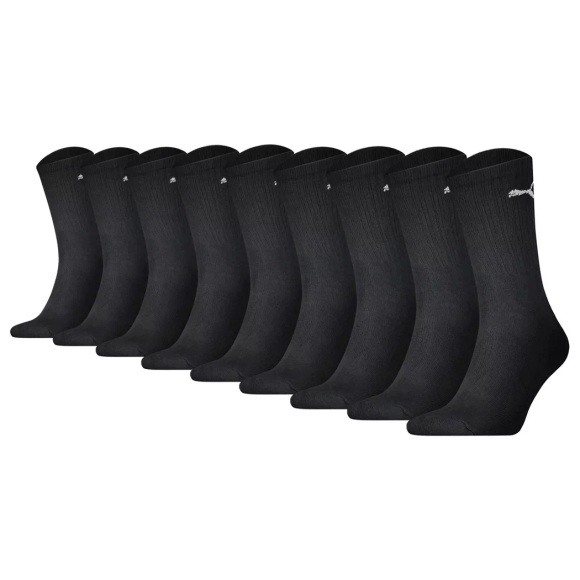 PUMA Sportsocken, (9 Paar), mit klassischer Rippe