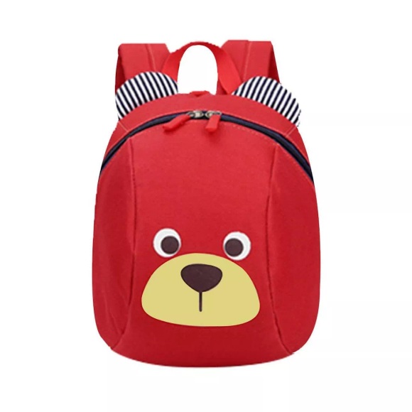 Only-bags.store - Kleinkind-Rucksack, Anti-Verlust-Tasche, One Size, Rot
