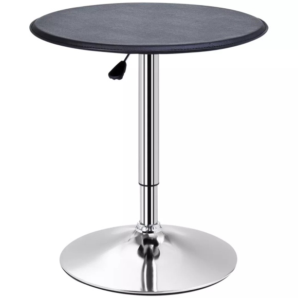 HOMCOM - Bartisch, One Size, Schwarz
