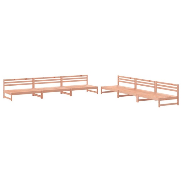 vidaXL 6-tlg. Garten-Lounge-Set Massivholz Douglasie